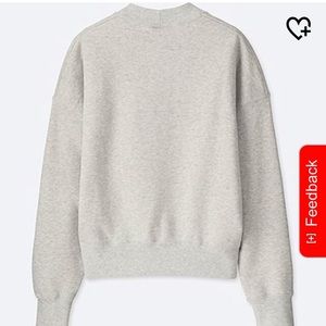Uniqlo U  crew neck long sleeve sweatshirt